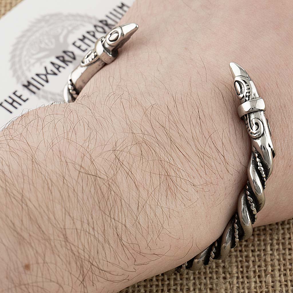 Silver hot sale viking bracelet