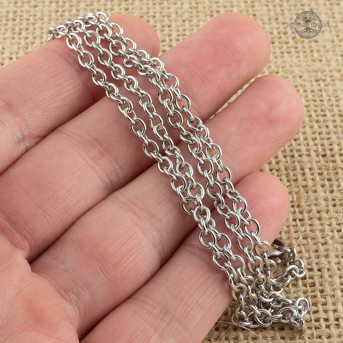 Stainless steel clearance cable chain necklace