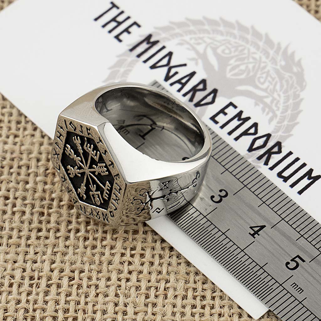 Stainless steel hot sale viking rings